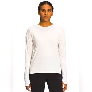 The North Face Women's Dawndream Long Sleeve Shirt Base Layer White XL NWT